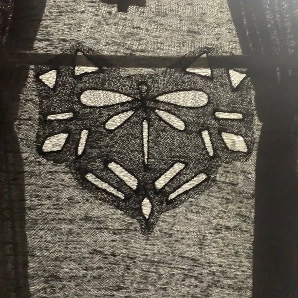 Vintage LMV Short-Sleeve Open Front Cardigan - Picture 8 of 12